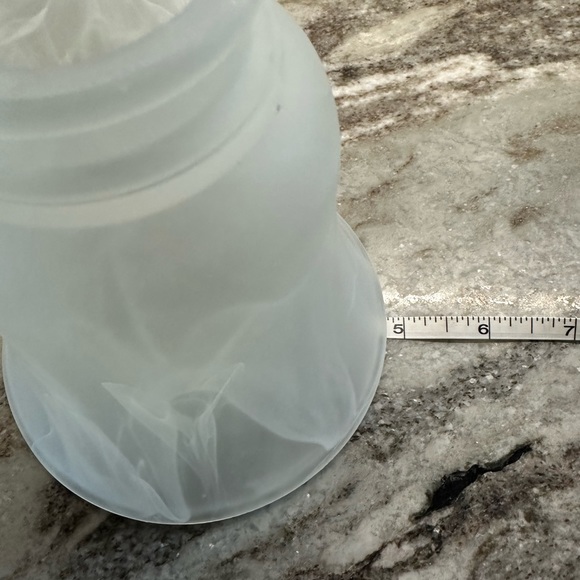 Set Of 3 Frosted Ceiling Fan Globes Or Light Cover Shades - Picture 4 of 6